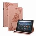 thumbnail image 1 of Dteck Case for All-New Fire HD 10 & Fire HD 10 Plus Tablet (10.1", 11th Generation, 2021 Release), Slim Folding PU Leather Stand Cover Case with Auto Wake/Sleep, Pink, 1 of 4