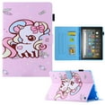 thumbnail image 1 of Dteck Case for All-New Kindle Fire 7 (12th Generation, 2022 Released) ,Magnetic Smart Pattern Leather Card Slots Wallet Case Shockproof Rubber Kickstand Cover,Candy and Horse, 1 of 5