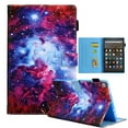 thumbnail image 1 of Dteck Case for Amazon Fire HD 10 10.1-inch 2019/2017 Model Magnetic Patterned PU Leather Card Holder Wallet Shell Kickstand Case Smart Cover with Auto Wake/Sleep,Starry sky, 1 of 5