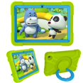 thumbnail image 1 of Dteck Case for Amazon Fire HD 8 / Fire HD 8 Plus (10th Generation, 2020 Released) - Heavy Duty Hybrid Shockproof Handle Case Protective Cover with 360 Rotating Kickstand, Green/Blue, 1 of 9