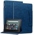 thumbnail image 1 of Dteck Case for Amazon Fire HD8/HD 8 Plus (12th Generation,2022),Magnetic PU Leather Smart Auto Wake/Sleep Folio Stand Case Card Slots Cover for Fire HD8/HD 8 Plus 12the Gen 2022,Darkblue, 1 of 5