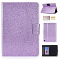 thumbnail image 1 of Dteck Case for Amazon Kindle Fire HD8 10th Generation / HD8 Plus (2020) 8-inch,Magnetic Bling Glitter PU Leather Card Holder Wallet Folio Kickstand Shockproof Cover, Purple, 1 of 6