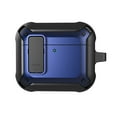 thumbnail image 1 of Dteck Case for Apple AirPods Pro 2019,Shockproof Rubber Secure Lock Case Armor Military Full-Body Rugged Cover with KeyChain for AirPods Pro 2019,Darkblue, 1 of 7