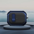 thumbnail image 1 of Dteck Case for Apple Airpods Pro (2019)eration 2024 Cover with Secure Lock Clip,Automatic Pop-up Case Full-Body Shockproof Hard Protective Cover for Airpods Pro (2019) 2024 with Keychain,Blue, 1 of 7