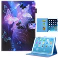 thumbnail image 1 of Dteck Case for Apple iPad 10th Generation 10.9-inch 2022,Magntic Leather Smart Pattern Case Card Pocket Wallet Shockproof Rubber Kickstand Cover,Purple Butterfly, 1 of 6