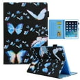 thumbnail image 1 of Dteck Case for Apple iPad 5th/6th Generation 9.7" (2017/2018),iPad Air 1st Gen/Air 2 ,Magnetic Patterned PU Leather Card Wallet Kickstand Case Smart Cover with Auto Wake/Sleep,Blue Butterfly, 1 of 5