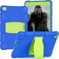thumbnail image 1 of Dteck Case for Apple iPad 8th Generation 10.2" (2020),Shockproof Rubber Armor 3-Layer Protection iPad 7th Gen 10.2-inch 2019 Case Hybrid Hard Kicstand Cover without Screen Protector,Blue+Olivine, 1 of 6