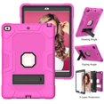 thumbnail image 1 of Dteck Case for Apple iPad 8th Generation 10.2-inch 2020 Released,Shockproof Kickstand Armor 3-Layer Protection Rubber Hybrid iPad 7th Gen 10.2" 2019 Case without Screen Protector Cover,Rose+Black, 1 of 6
