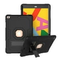 thumbnail image 1 of Dteck Case for Apple iPad 8th Generation 10.2-inch (2020),Shockproof Armor Rugged Rubber Hybrid Hard PC Protective Stand iPad 7th Gen 10.2" 2019 Cover (Without Screen Protector),Black+Black, 1 of 6