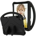 thumbnail image 1 of Dteck Case for Apple iPad 9th Generation (2021) 10.2-inch,Shockproof EVA Foam Kids Friendly Handle Lightweight iPad 10.2" 8th Gen 2020 Protective Back Kickstand Cover for iPad 7th Gen 2019 ,Black, 1 of 5