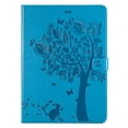 thumbnail image 1 of Dteck Case For Apple iPad Air 4th Gen 10.9"/iPad Pro 11 2nd Generation (2020), Magnetic Leather Card Holder Wallet Smart Case Tree Patterned Stand Automatic wake/sleep Cover,Blue, 1 of 6