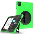 thumbnail image 1 of Dteck Case For Apple iPad Pro 11" 2nd Generation 2020/Pro 11" 1st Gen 2018, Shockproof Armor Heavy Duty Protective Cover Kickstand Handstrap Rubber Case (without Screen Protector)11 inch,Green, 1 of 6