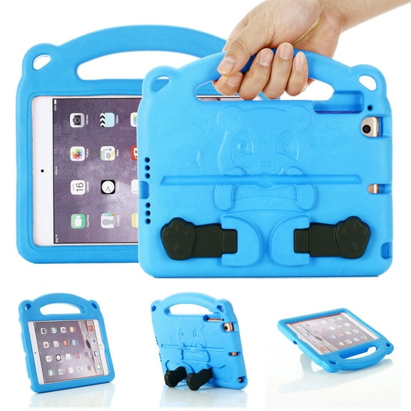 Dteck Case for Apple iPad mini 5/mini 4/mini 3/mini 2/mini 1(7.9-inch),Kids Safe Shockproof Light Weight Handle Stand Case EVA Foam Protective Cover,Rose