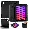 thumbnail image 1 of Dteck Case for Apple iPad mini 6th Generation (2021) 8.3-inch,Shockproof EVA Foam Kids Friendly Handle Lightweight Protective Shell Back Kickstand Cover for iPad mini 6,Black, 1 of 5