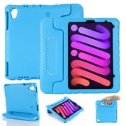 Dteck Case for Apple iPad mini 6th Generation (2021) 8.3-inch,Shockproof EVA Foam Kids Friendly Handle Lightweight Protective Shell Back Kickstand Cover for iPad mini 6,Blue