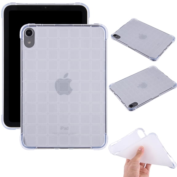 Dteck Case for Apple iPad mini 6th Generation (2021) 8.3-inch,Shockproof Rubber Transparent Soft TPU Lightweight Protective Shell Back for iPad mini 6,Clear