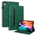 thumbnail image 1 of Dteck Case for Apple iPad mini 6th Generation 8.3" (2021),Luxury Leather Card Holder Wallet Folio Flip Case Kickstand Strap Cover for iPad mini 2021,Green, 1 of 8