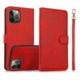thumbnail image 1 of Dteck Case for Apple iPhone 11 Pro 5.8-inch,Detachable Case Card Holder Wallet Magnetic Leather 2 in 1 Design Shockproof Kickstand Cover Support Magnetic Car Mount Case,Red, 1 of 7