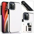 thumbnail image 1 of Dteck Case for Apple iPhone 12 Pro Max 6.7-inch,Shockproof PU Leather Wallet Case Card Holder Kickstand Flip Magnetic Hybrid Rubber Back Phone Cover,White, 1 of 7