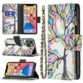 thumbnail image 1 of Dteck Case for Apple iPhone 13 6.1-inch,Magnetic Patterned Leather Zipper Card Holder Wallet Flip iPhone 13 6.1" Phone Case Kickstand Shockproof with Hand Strap Cover,Tree, 1 of 6
