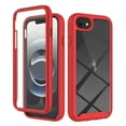 thumbnail image 1 of Dteck Case Built-in Screen Protector for iPhone 17e, iPhone 16e Slim Fit Full-Body Shock Absorption Sturdy TPU+PC CaseHeavy Duty Shock Resistant Hard Cover for iPhone 16e/17e,Red, 1 of 6