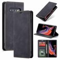 thumbnail image 1 of Dteck Case Compatible For Samsung Galaxy S10 5G, Classical PU Leather Shockproof Wallet case [Stand Feature] with [ 3-Slots] ID&Credit Cards Pockets - Black, 1 of 6