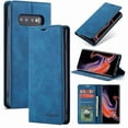 thumbnail image 1 of Dteck Case Compatible For Samsung Galaxy S10 5G, Classical PU Leather Shockproof Wallet case [Stand Feature] with [ 3-Slots] ID&Credit Cards Pockets - Blue, 1 of 5
