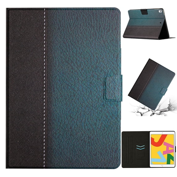 Dteck Case Compatible with iPad 9th/8th/7th Generation Case, iPad 10.2 inch Case Elegant Pure Color Design with Kickstand Full Body Protection Shockproof Case for iPad 10.2 2021/2020/2019,Green