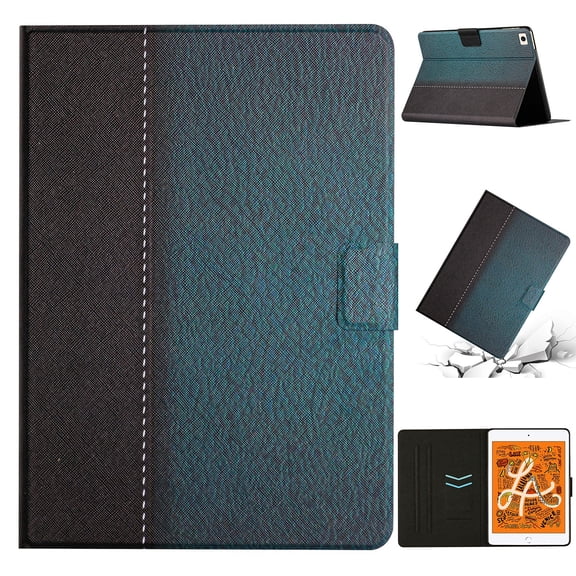 Dteck Case Compatible with iPad Mini 1/2/3/4/5 Case, Elegant Pure Color Design with Kickstand Full Body Protection Shockproof Case For iPad Mini 1/Mini 2/Mini 3/Mini 4/Mini 5,Green