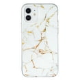 thumbnail image 1 of Dteck Case Compatible for iPhone 12/12 Pro 6.1 inch,Stylish Marble Pattern Slim Shockproof Flexible TPU Soft Case Rubber Silicone Cover Phone Case,White Marble, 1 of 5
