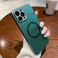 thumbnail image 1 of Dteck Case Compatible with iPhone 13 Pro 6.1" 2021, Sturdy Back Shell & Magnetic Suction Plate Lens Full Package [Glitter Star Diamond] Wireless Charging Protective Case For iPhone 13 Pro,Darkgreen, 1 of 5