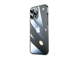 thumbnail image 1 of Dteck Case Compatible with iPhone 13 pro, Crystal Clear Plating Clear PC Hard Shell Phone Case with Lens Protection for iPhone 13 pro, 6.1 inch, Black, 1 of 7