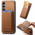 thumbnail image 1 of Dteck Case with Detachable Card Wallet for Samsung Galaxy A54,Magnetic Leather 2 in 1 Removable Card Slot Wallet Case Shockproof Mag Safe Back Cover for Galaxy A54 5G,Brown, 1 of 9