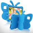 thumbnail image 1 of Dteck Case for Fire HD 8 / HD 8 Plus (12th/10th Gen,2022/2020), Butterfly Case with Kickstand Light EVA Full Boby Drop Protective Rugged Shockproof Kid-Proof Fire HD 8 Case for Kids,Blue, 1 of 7