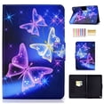 thumbnail image 1 of Dteck Case For Amazon Kindle Fire HD8 10th Generation HD8 Plus (2020 Released) 8 inch,Slim Patterned PU Leather Card Wallet Case Protective Kickstand Shockproof Folio Cover ,13-Butterfly, 1 of 6