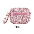 thumbnail image 1 of Dteck Case For Apple Airpods Pro,Bling Diamonds Keychain Charing Hard Case Protective Cover,Pink, 1 of 2