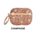 thumbnail image 1 of Dteck Case For Apple Airpods Pro,Bling Diamonds Keychain Charing Hard Case Protective Cover,Rosegold, 1 of 2
