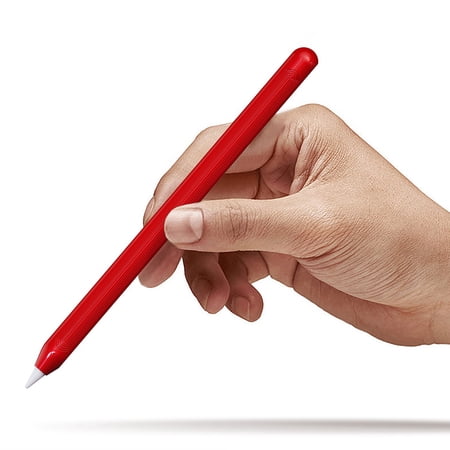 Dteck Case For Apple Pencil 2nd Generation, Lightweight Hard PC Holder Sleeve Compatible with iPad Pencil 2nd Generation, Red