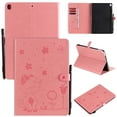 thumbnail image 1 of Dteck Case For Apple iPad 9th Generation 10.2-inch 2021,Magnetic Leather Cat Patterned Wallet Card Holder Smart iPad 8th/7th Gen 10.2" Case Folio Stand Protective Automatic wake/sleep Cover,Pink, 1 of 8