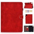 thumbnail image 1 of Dteck Case For Apple iPad Pro 11" 2nd Generation (2020 Released) 11 inch,Magnetic Leather Wallet Card Holder Smart Case Folio Stand Protective Automatic wake/sleep Cover ,Red, 1 of 6