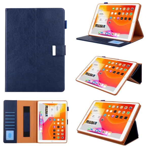 Dteck Case For Apple iPad Pro 11 2nd Generation (2020 Released) 11 inch, Magnetic Leather Card Wallet Smart Folio Case Stand Shockproof Protective Automatic wake/sleep Cover ,Darkblue