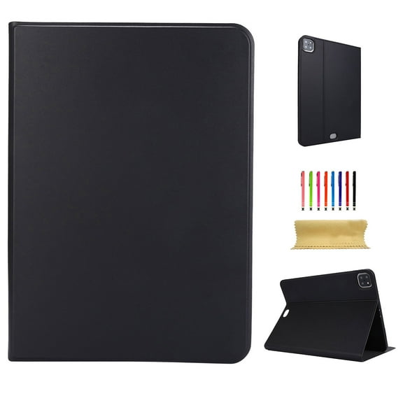Dteck Case For Apple iPad Pro 12.9" 4th Generation (2020 Released) 12.9-inch, Slim PU Leather Folio Flip Case Smart Automatic wake/sleep Stand Protective Cover,Black