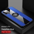 thumbnail image 1 of Dteck Case For Apple iPhone 11 Pro (5.8 inches),Ultra Slim Ring Holder Rubber Bumper Case Kickstand Shockproof Back Phone Cover (without Screen Protector) ,Blue, 1 of 1