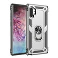 thumbnail image 1 of Dteck Case For Galaxy Note 10,360 Degree Rotating Ring Armor Dual Layer Ring Kickstand Shockproof Drop Protection Compatible Magnetic Car Mount case Holder, Silver, 1 of 1
