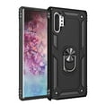 thumbnail image 1 of Dteck Case For Galaxy Note 10 Plus,360 Degree Rotating Ring Armor Dual Layer Ring Kickstand Shockproof Drop Protection Compatible Magnetic Car Mount case Holder, Black, 1 of 1