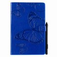 thumbnail image 1 of Dteck Case For Galaxy Tab S5e 10.5 SM-T720 T725 2019 Release, Slim Fit Folio Stand PU Leather Butterfly Patterned Protective Cover with Card/Money Slots Wallet Case, blue, 1 of 5