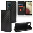 thumbnail image 1 of Dteck Case For Samsung Galaxy A12,Magnetic Pattern Leather Card Holder Wallet Case Hybrid Rubber Kickstand Protective Cover,Black, 1 of 6