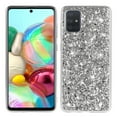 thumbnail image 1 of Dteck Case For Samsung Galaxy A51 4G (6.5 inch), Shockproof Rubber Soft TPU Case Bling Glitter Protective Back Phone Slim Cover ,Silver, 1 of 1
