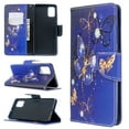 thumbnail image 1 of Dteck Case For Samsung Galaxy A71 4G (6.7 inch), Magnetic Patterned Folio PU Leather Wallet Case Card Slots Pocket Flip Stand Protective Phone Cover ,Purple Butterfly, 1 of 5