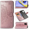 thumbnail image 1 of Dteck Case For Samsung Galaxy A71 5G (6.7 inch), Magnetic Retro Pattern Flower Leather Wallet Case Shockproof Card Holder Kickstand Protective Flip Cover ,Rosegold, 1 of 5